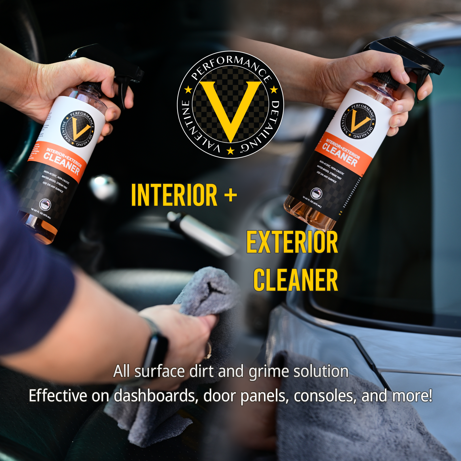 Interior and Exterior Cleaner Spray for Your Car or Truck