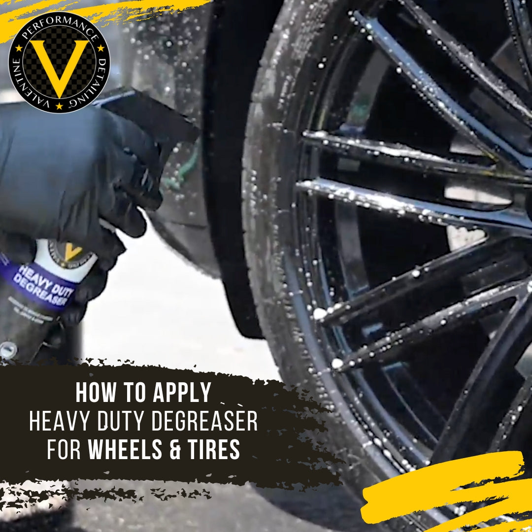 How to Use Degreaser and RVP Reviver Sprays to Make Your Wheels and Tires Pop