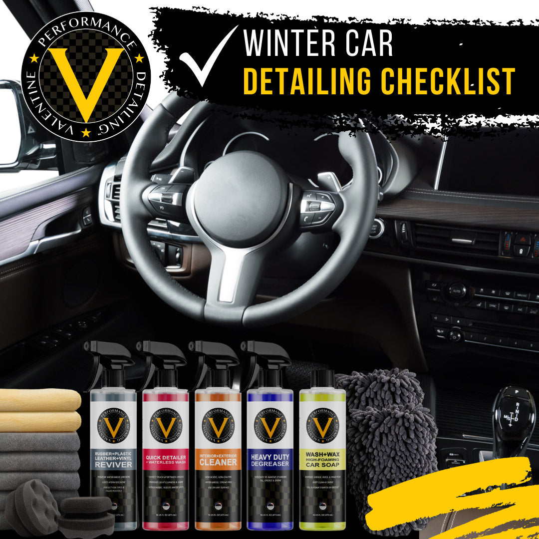 Winter Car Detailing Checklist: Products You Can't Go Without