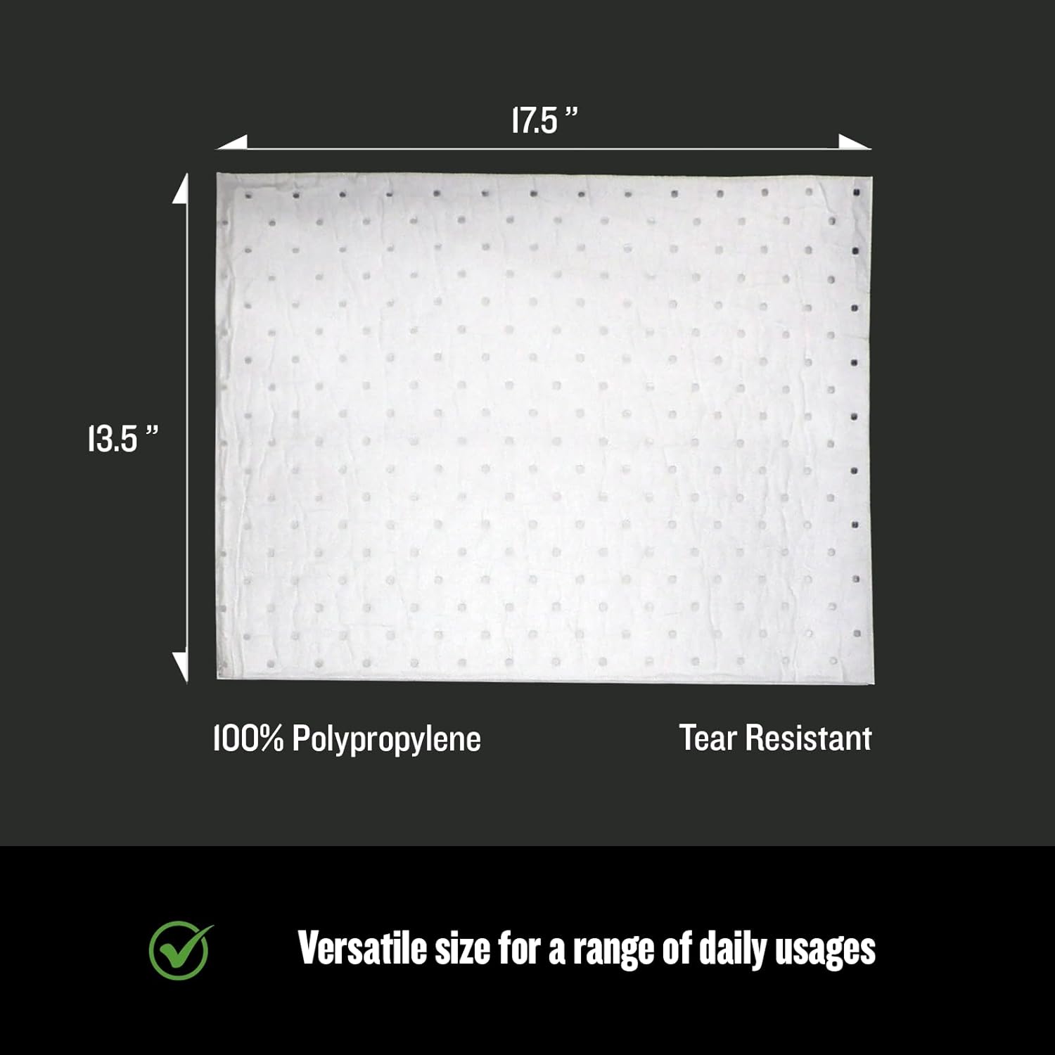 Heavy Duty Spill Absorbent Pads for Oil