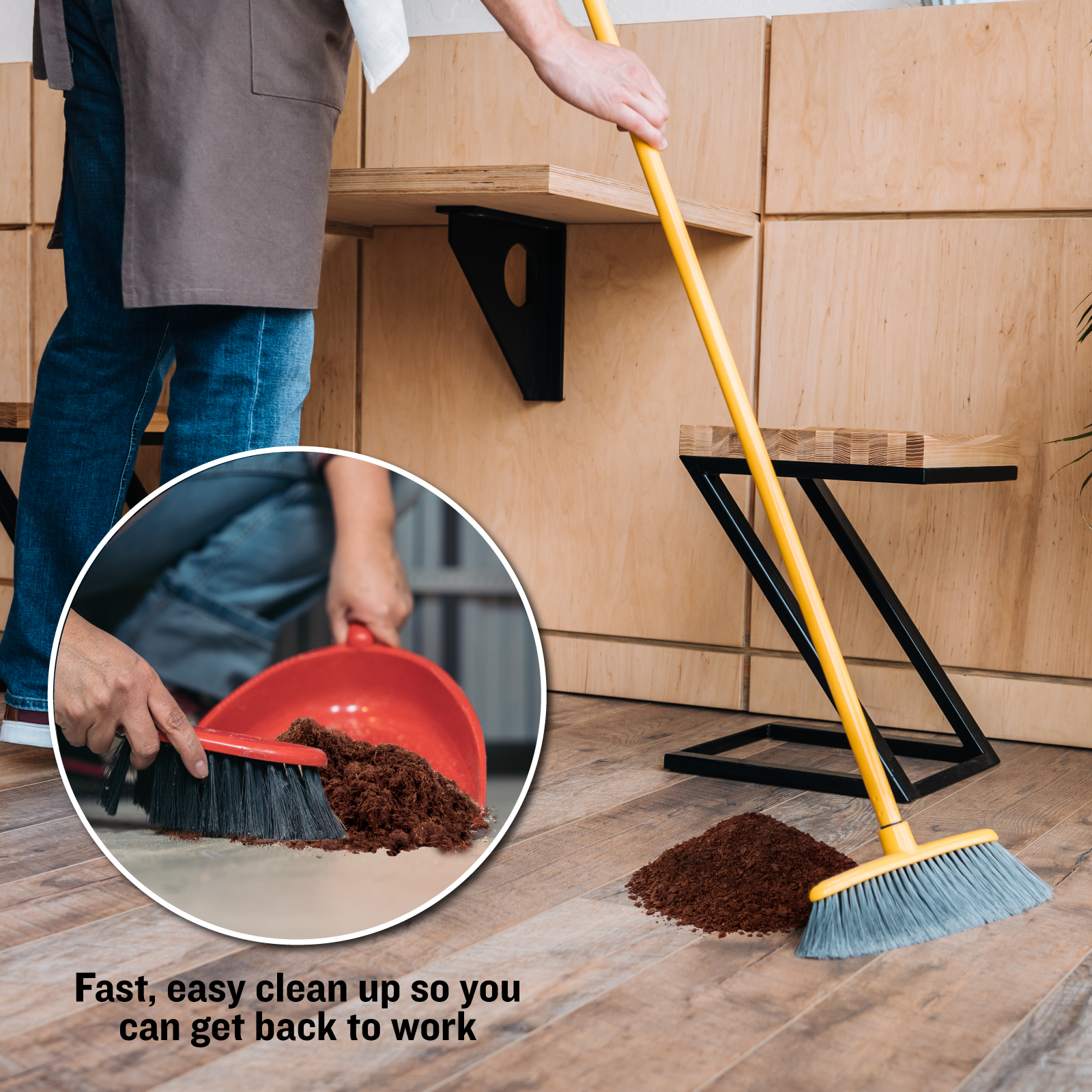 FlashDry Coir Absorbent with Dispenser Top