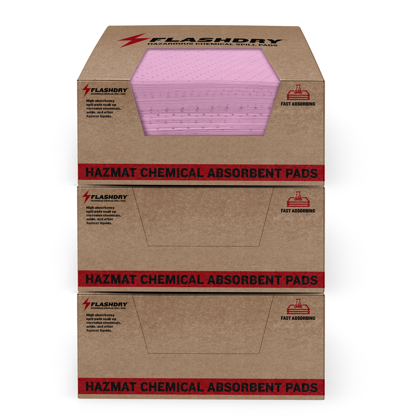 Hazmat Chemical Spill Absorbent Pads